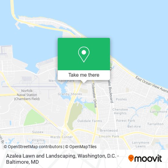 Mapa de Azalea Lawn and Landscaping