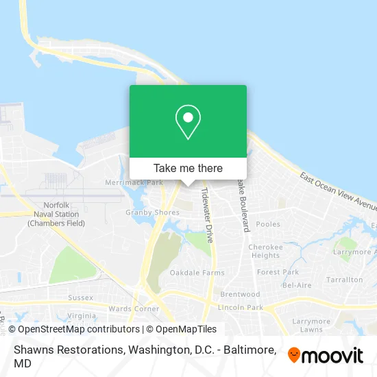 Shawns Restorations map