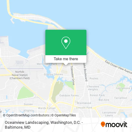 Oceanview Landscaping map
