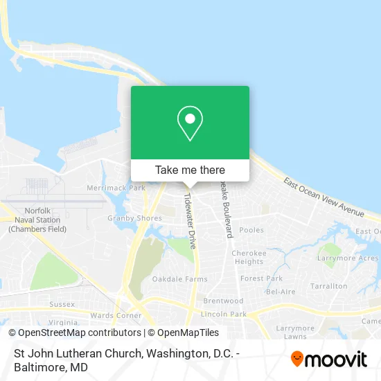 St John Lutheran Church map