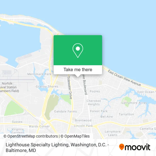 Lighthouse Specialty Lighting map