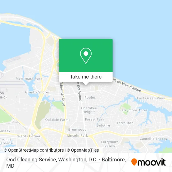 Ocd Cleaning Service map