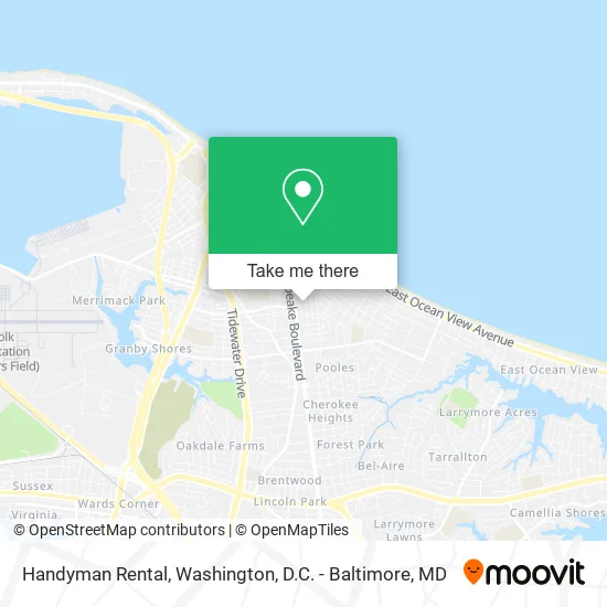 Handyman Rental map