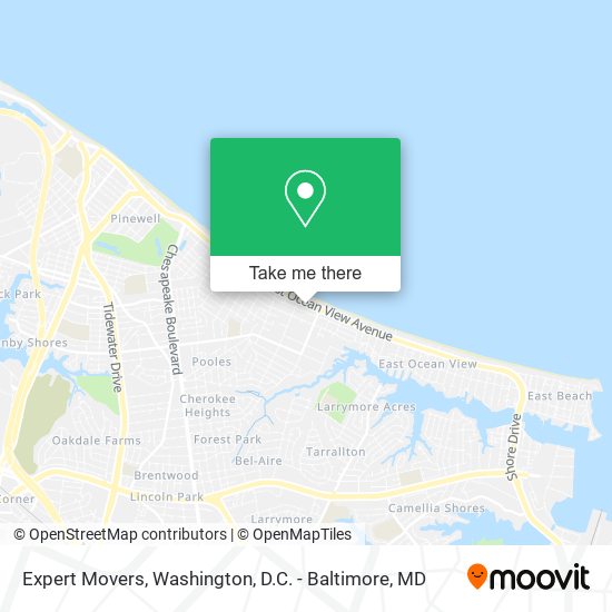 Expert Movers map