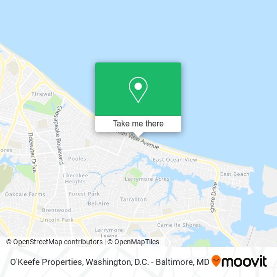 Mapa de O'Keefe Properties