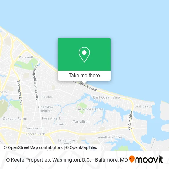 O'Keefe Properties map
