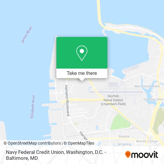 Mapa de Navy Federal Credit Union
