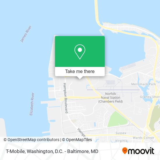 T-Mobile map