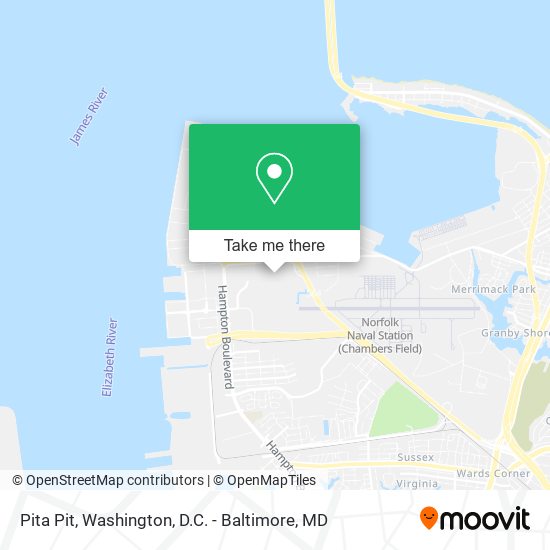 Pita Pit map