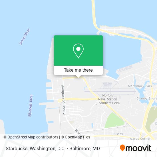 Starbucks map