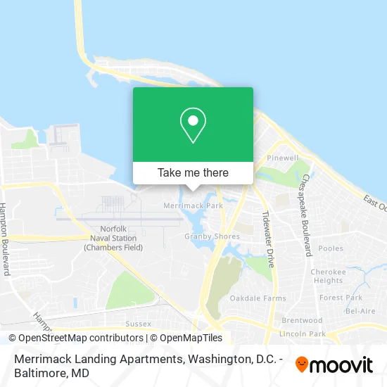 Merrimack Landing Apartments map