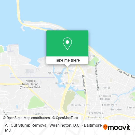 All Out Stump Removal map