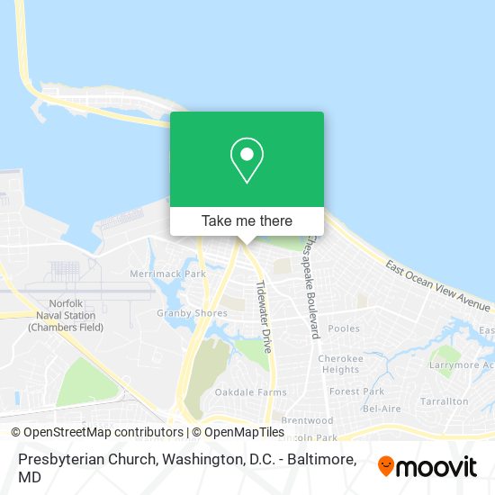 Presbyterian Church map