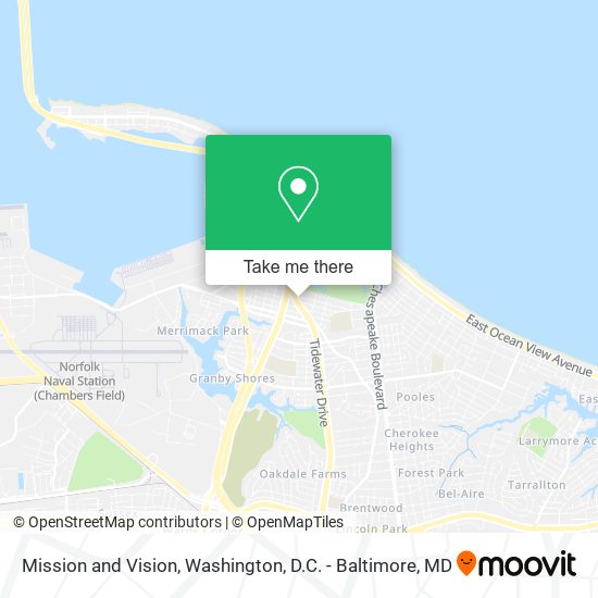 Mapa de Mission and Vision