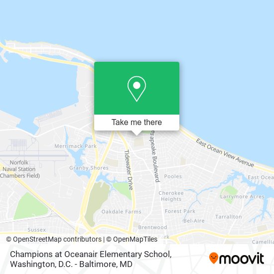 Champions at Oceanair Elementary School map