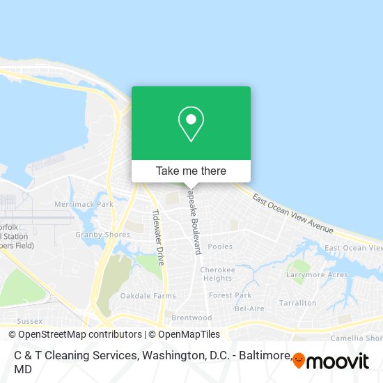 C & T Cleaning Services map