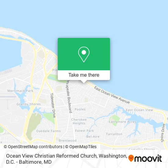 Ocean View Christian Reformed Church map