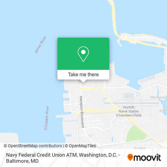 Navy Federal Credit Union ATM map