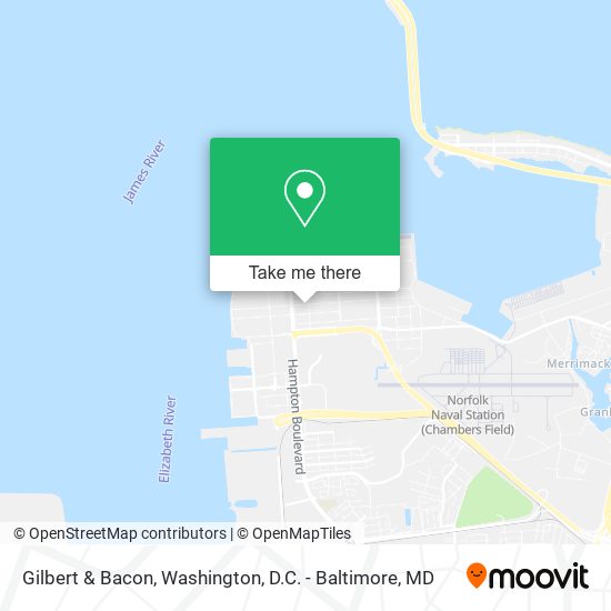 Gilbert & Bacon map