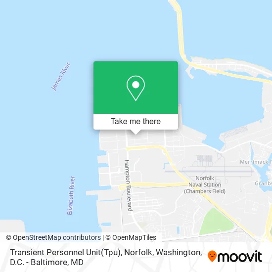 Transient Personnel Unit(Tpu), Norfolk map