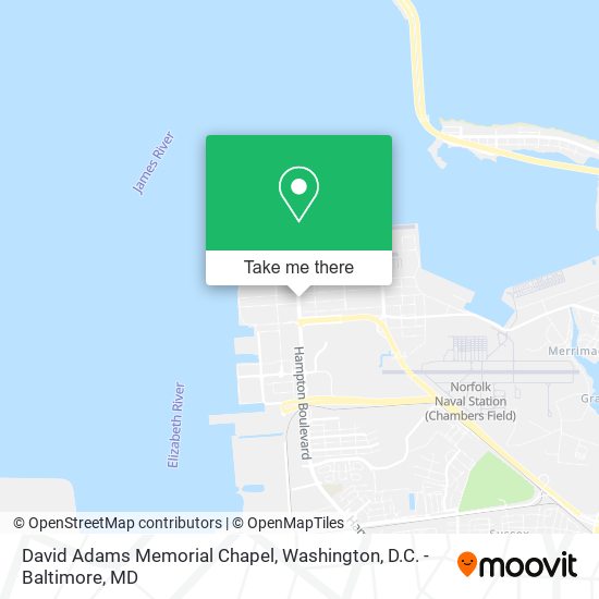 Mapa de David Adams Memorial Chapel
