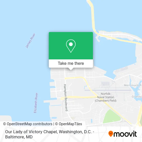 Our Lady of Victory Chapel map