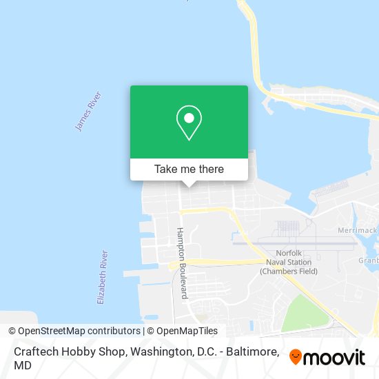 Mapa de Craftech Hobby Shop