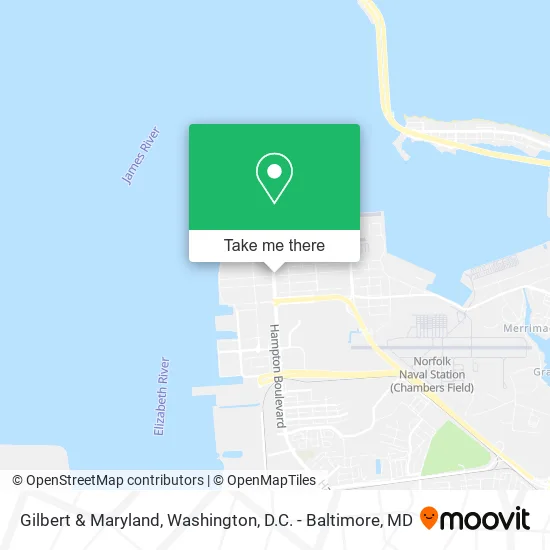 Gilbert & Maryland map