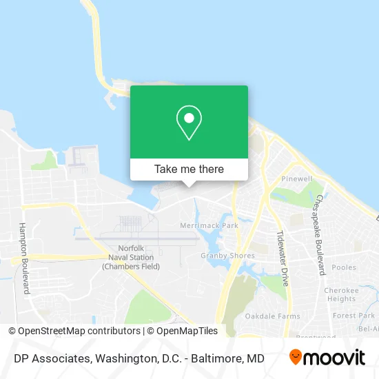 DP Associates map