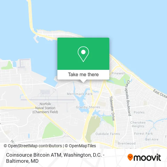 Coinsource Bitcoin ATM map