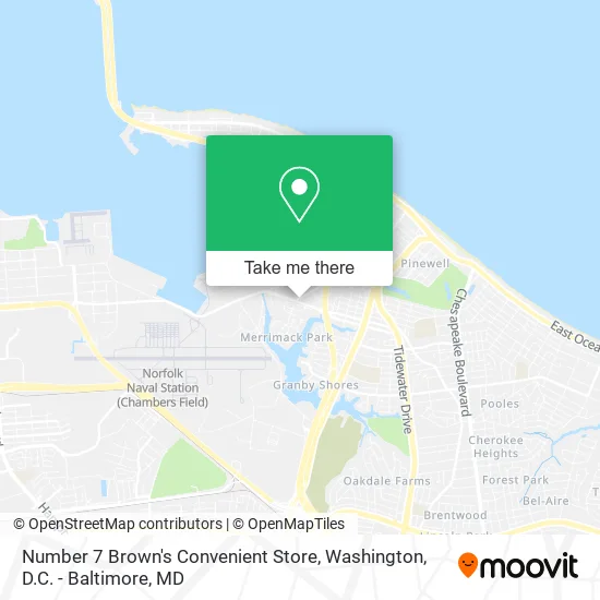 Number 7 Brown's Convenient Store map