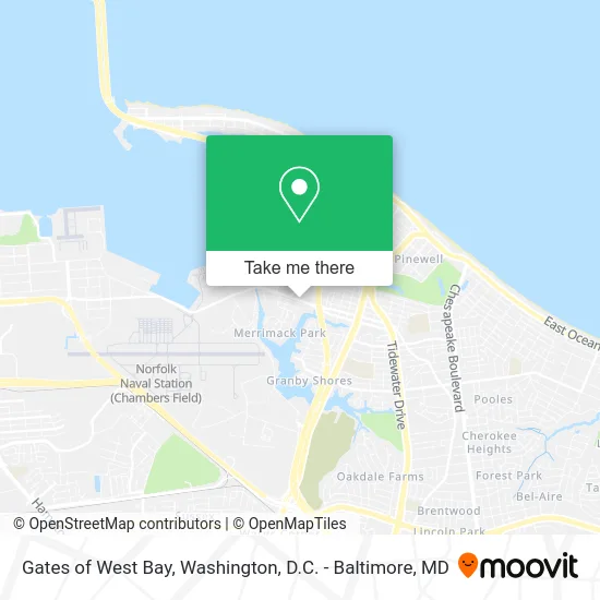 Gates of West Bay map