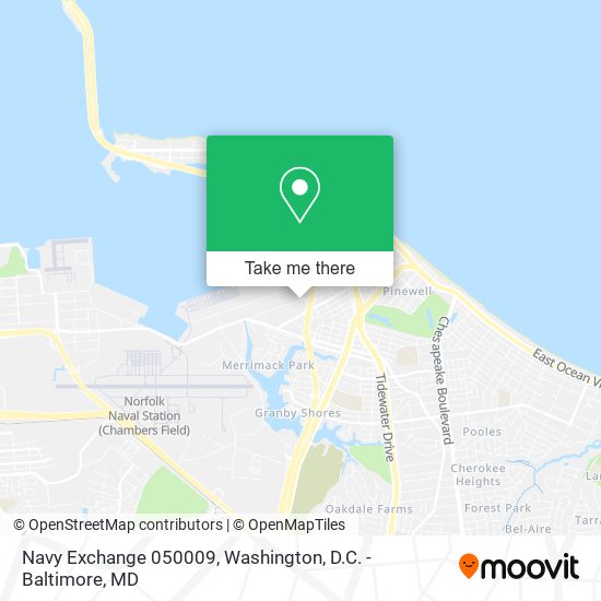 Navy Exchange 050009 map