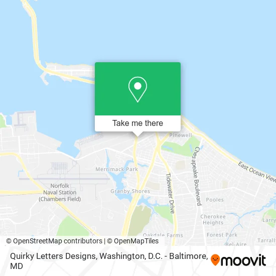 Quirky Letters Designs map