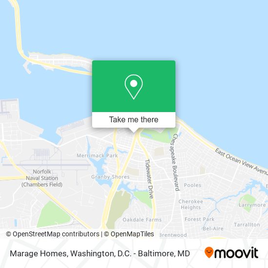 Marage Homes map
