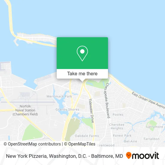 New York Pizzeria map