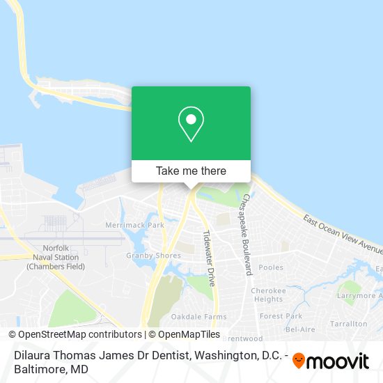 Mapa de Dilaura Thomas James Dr Dentist