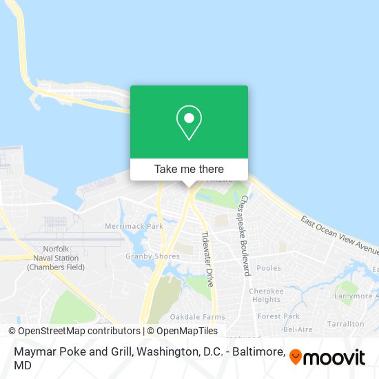 Maymar Poke and Grill map