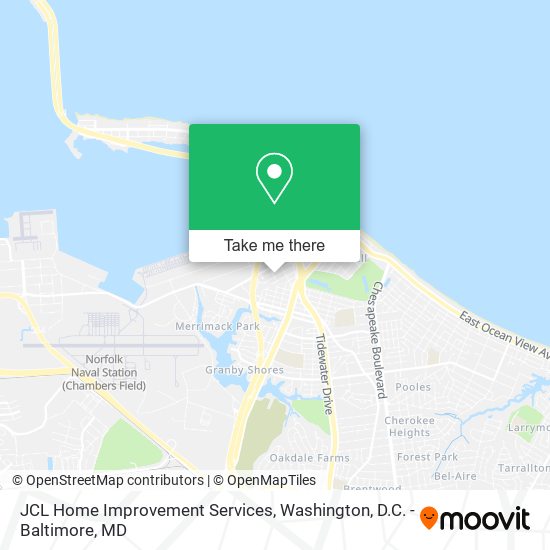 JCL Home Improvement Services map