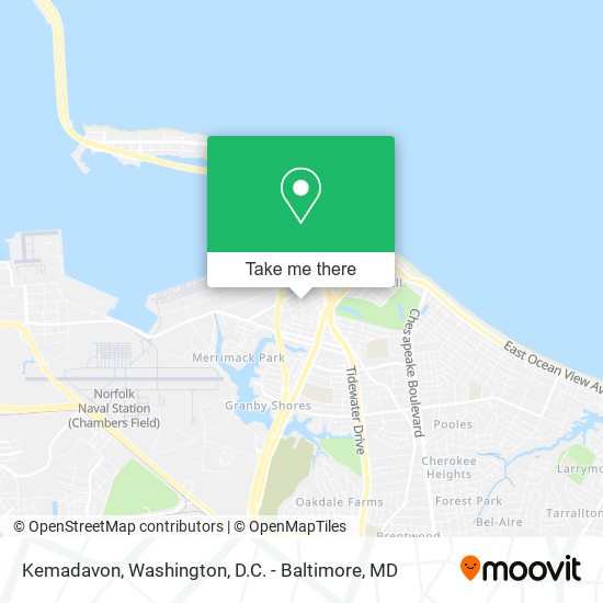 Kemadavon map