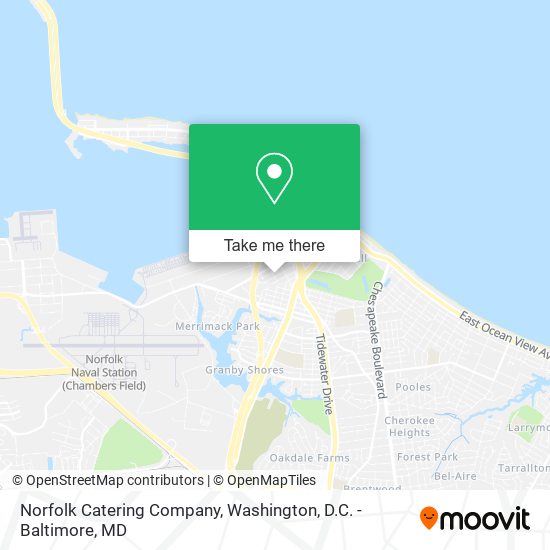 Norfolk Catering Company map