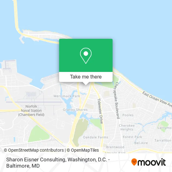 Sharon Eisner Consulting map