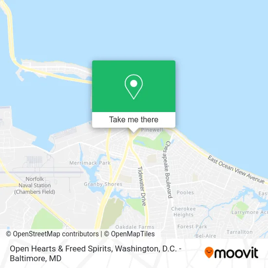 Open Hearts & Freed Spirits map