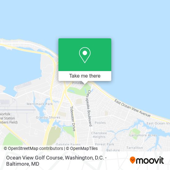 Ocean View Golf Course map