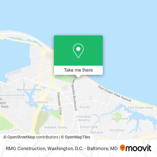 RMG Construction map