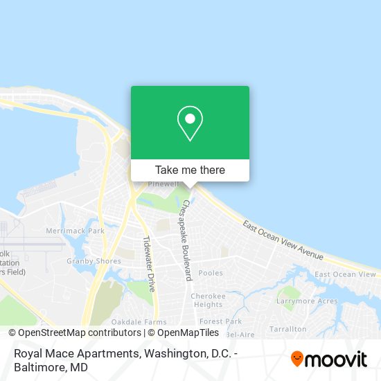 Royal Mace Apartments map