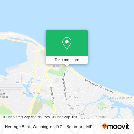Heritage Bank map