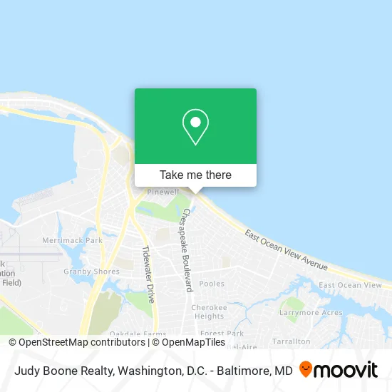 Judy Boone Realty map