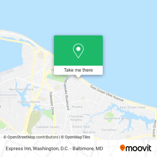 Express Inn map