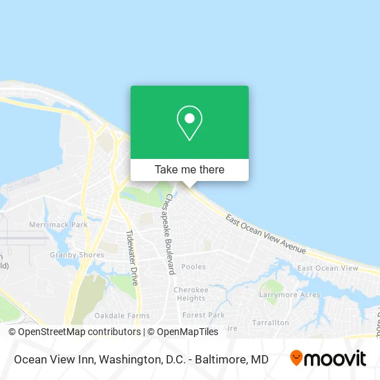 Ocean View Inn map